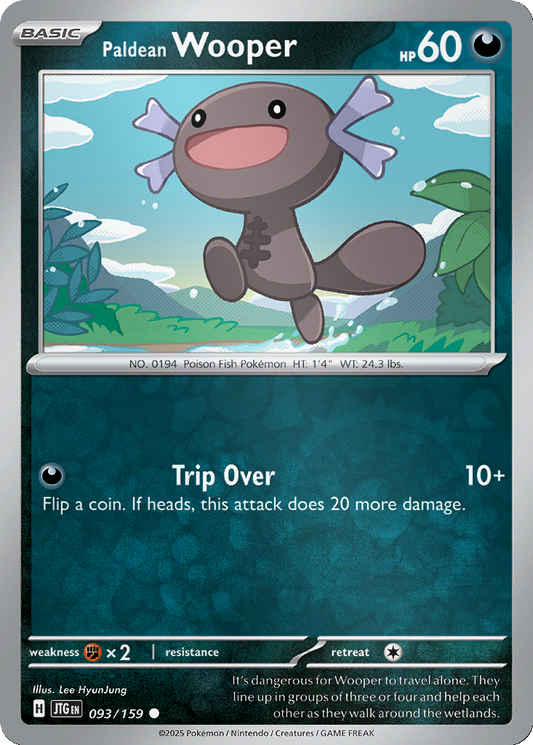 Paldean Wooper [Reverse Holo] #93