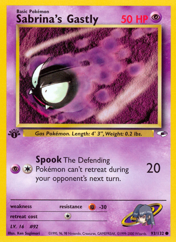 Sabrina's Gastly Gym Heroes 93