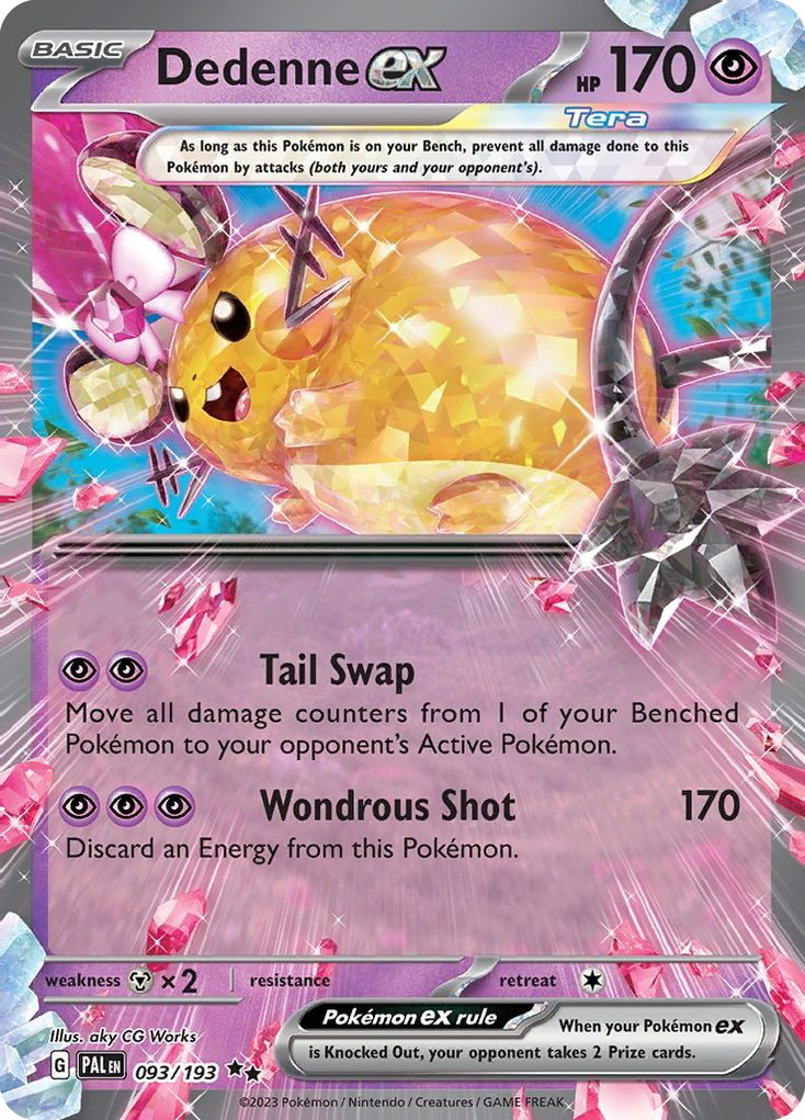 Dedenne ex Paldea Evolved 93