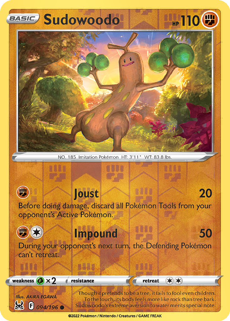 Sudowoodo [Reverse Holo] #94