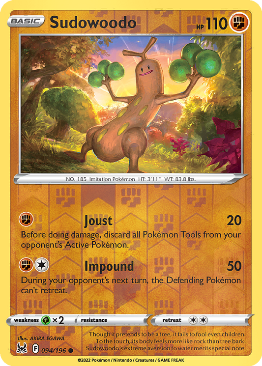 Sudowoodo [Reverse Holo] #94
