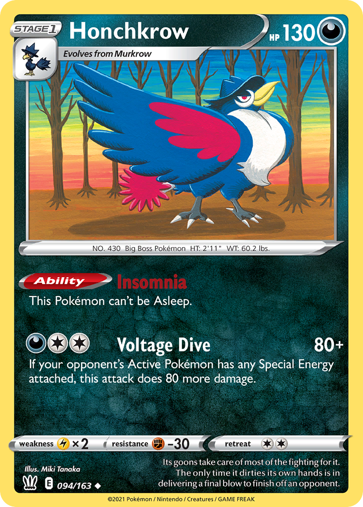 Honchkrow Battle Styles 94