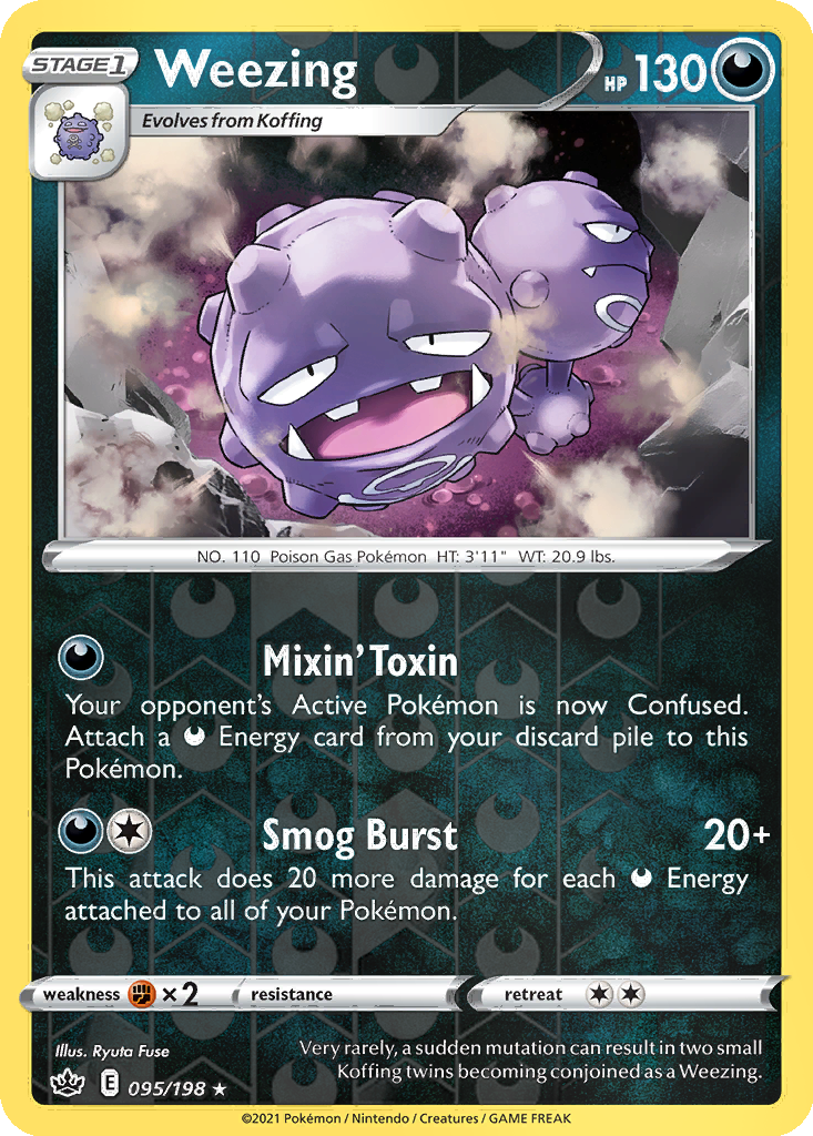 Weezing [Reverse Holo] #95