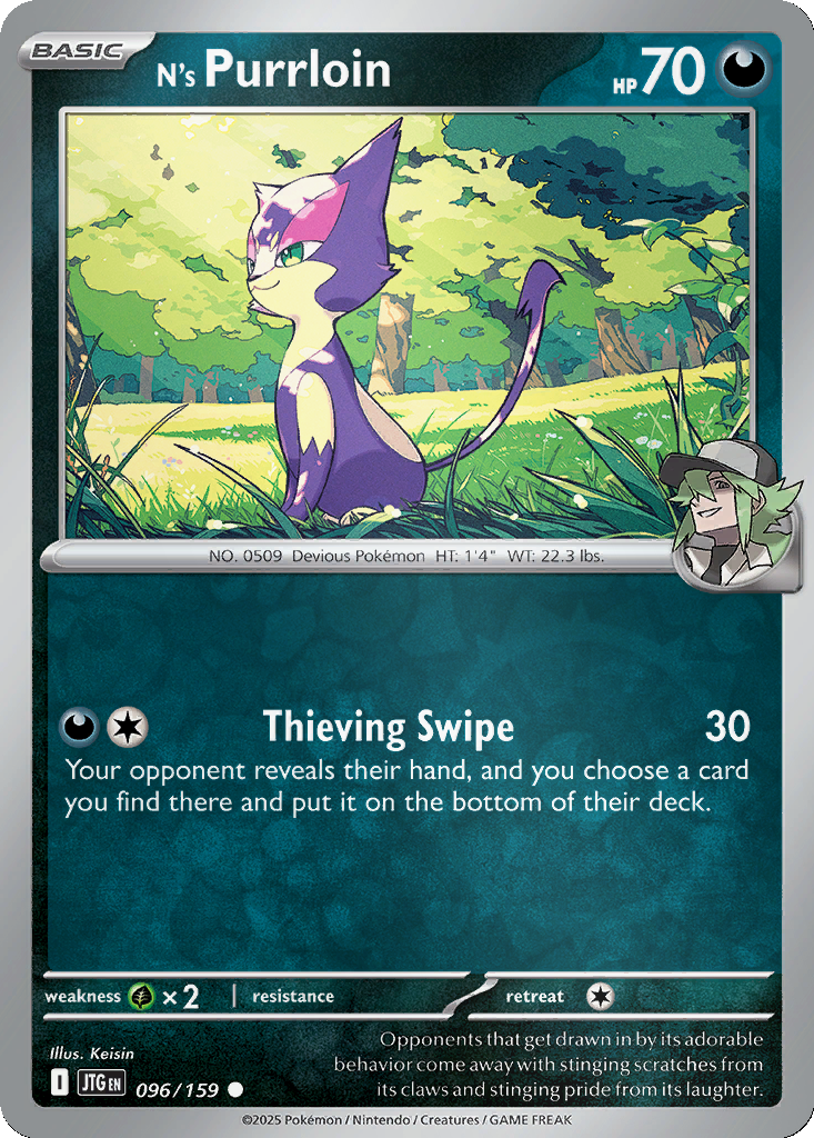 N's Purrloin [Reverse Holo] #96