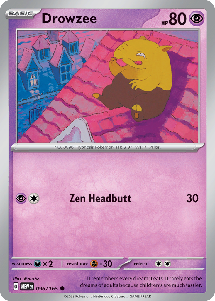 Drowzee 151 96