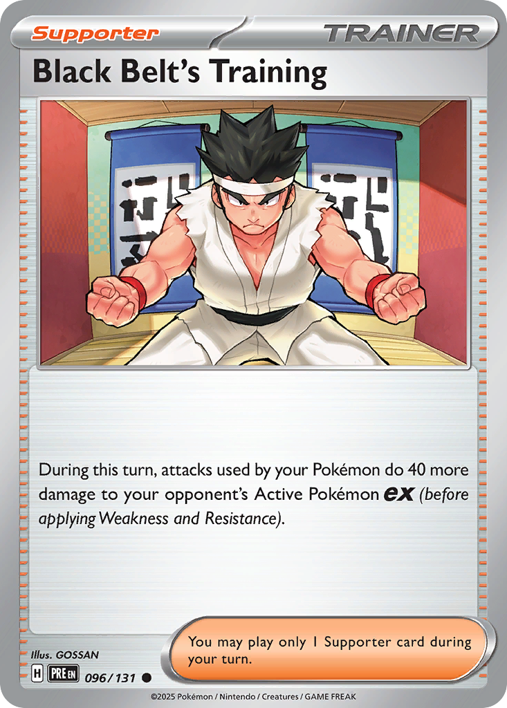 Black Belt's Training Prismatic Evolutions 96