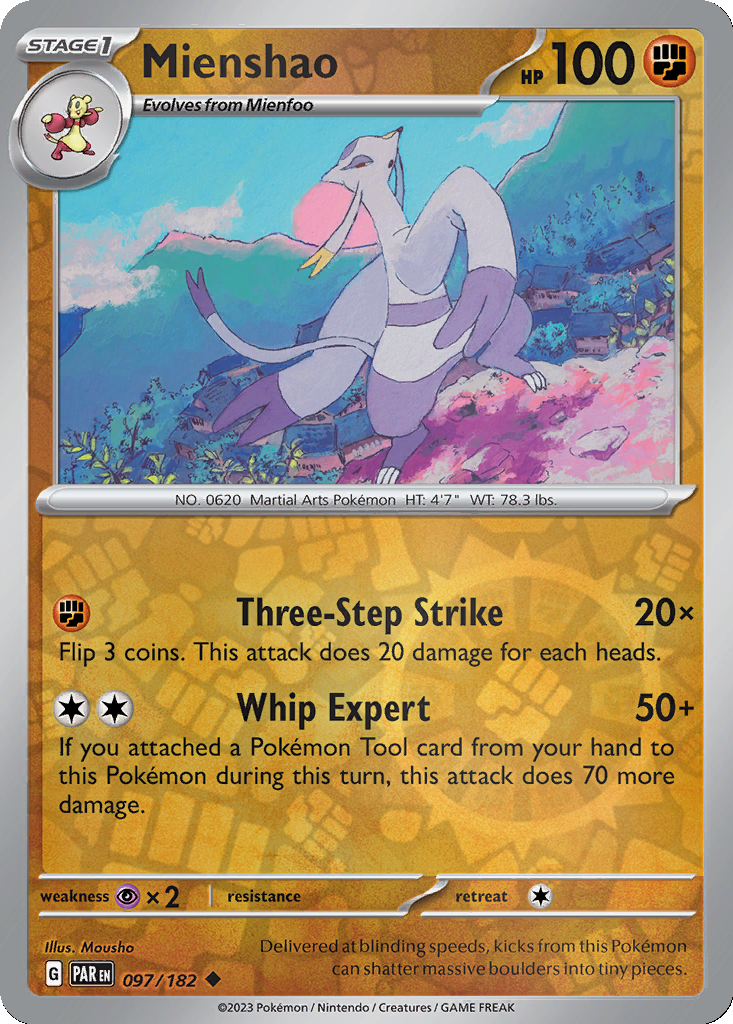 Mienshao [Reverse Holo] #97
