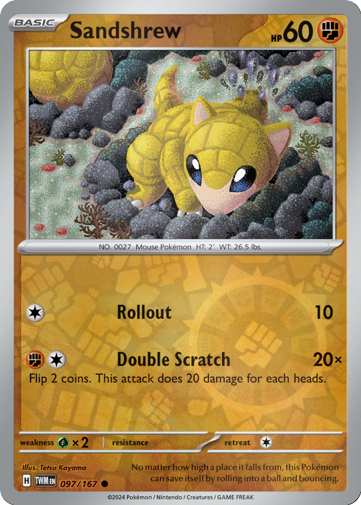 Sandshrew [Reverse Holo] #97