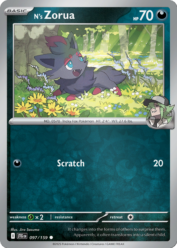 N's Zorua [Reverse Holo] #97