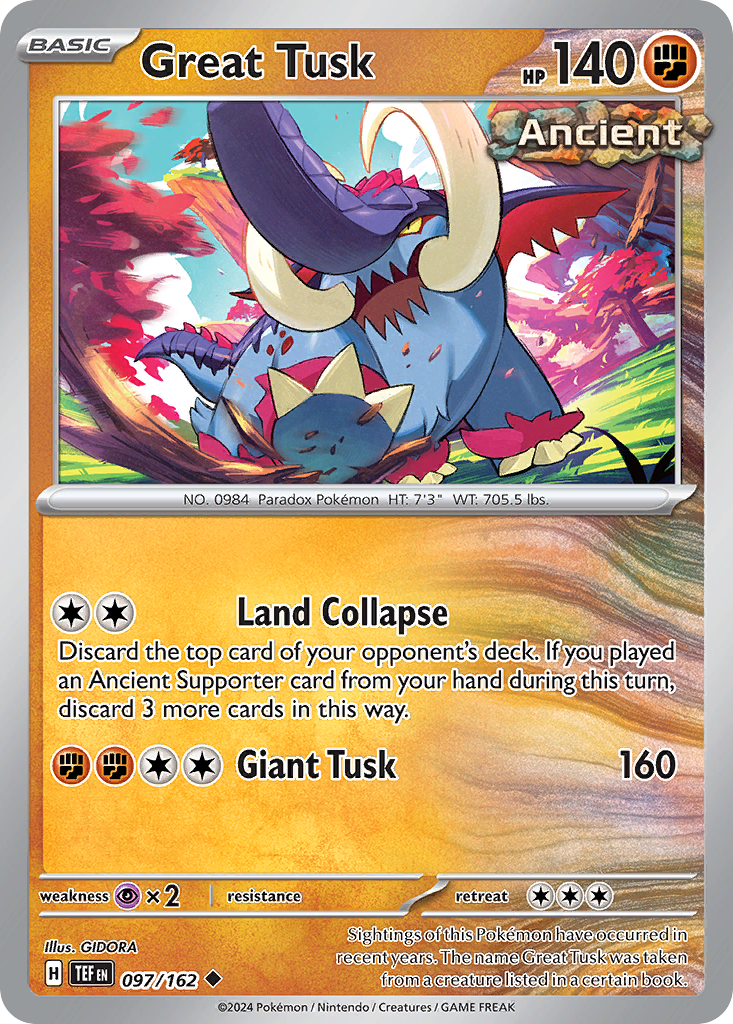 Great Tusk Temporal Forces 97