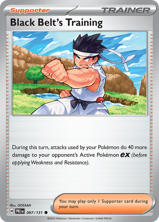 Black Belt's Training Prismatic Evolutions 97