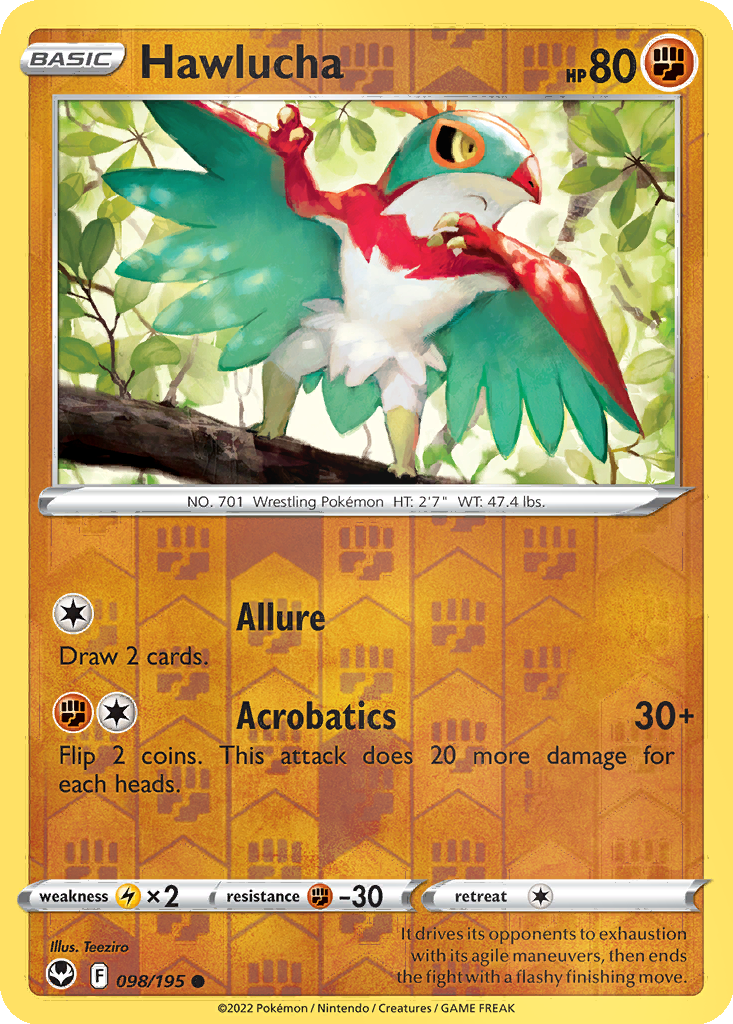 Hawlucha [Reverse Holo] #98
