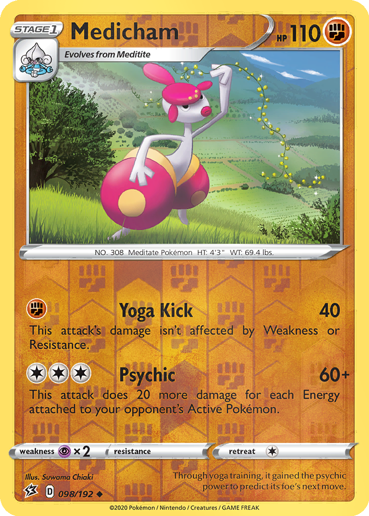 Medicham [Reverse Holo] #98