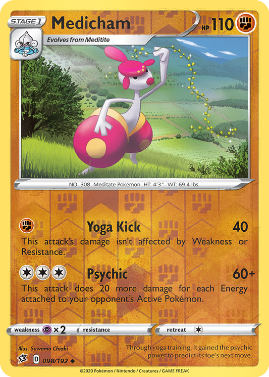 Medicham [Reverse Holo] #98
