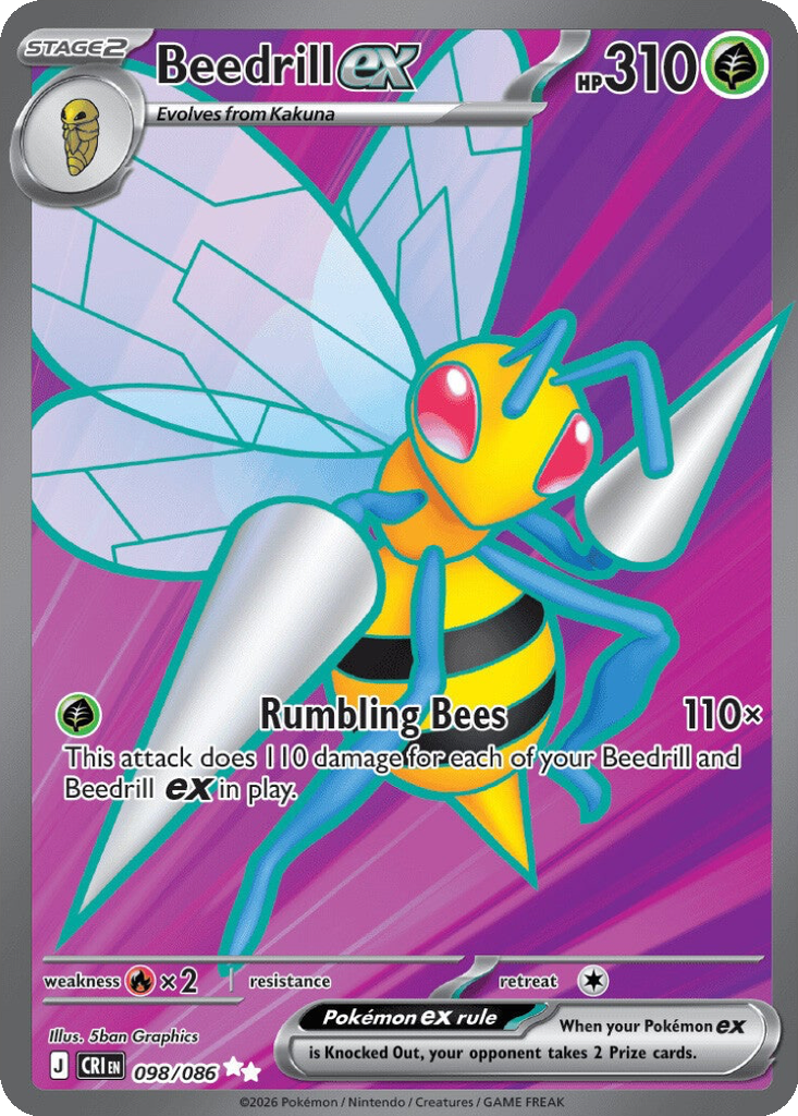 Beedrill ex #98