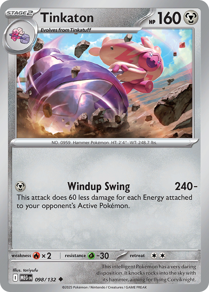 Tinkaton Mega Evolution 98