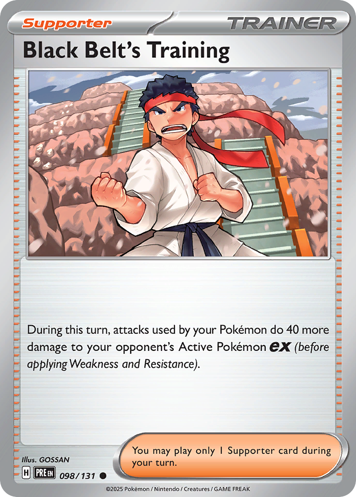 Black Belt's Training Prismatic Evolutions 98