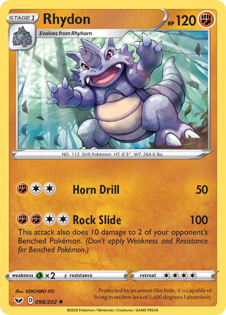 Rhydon Sword & Shield 98