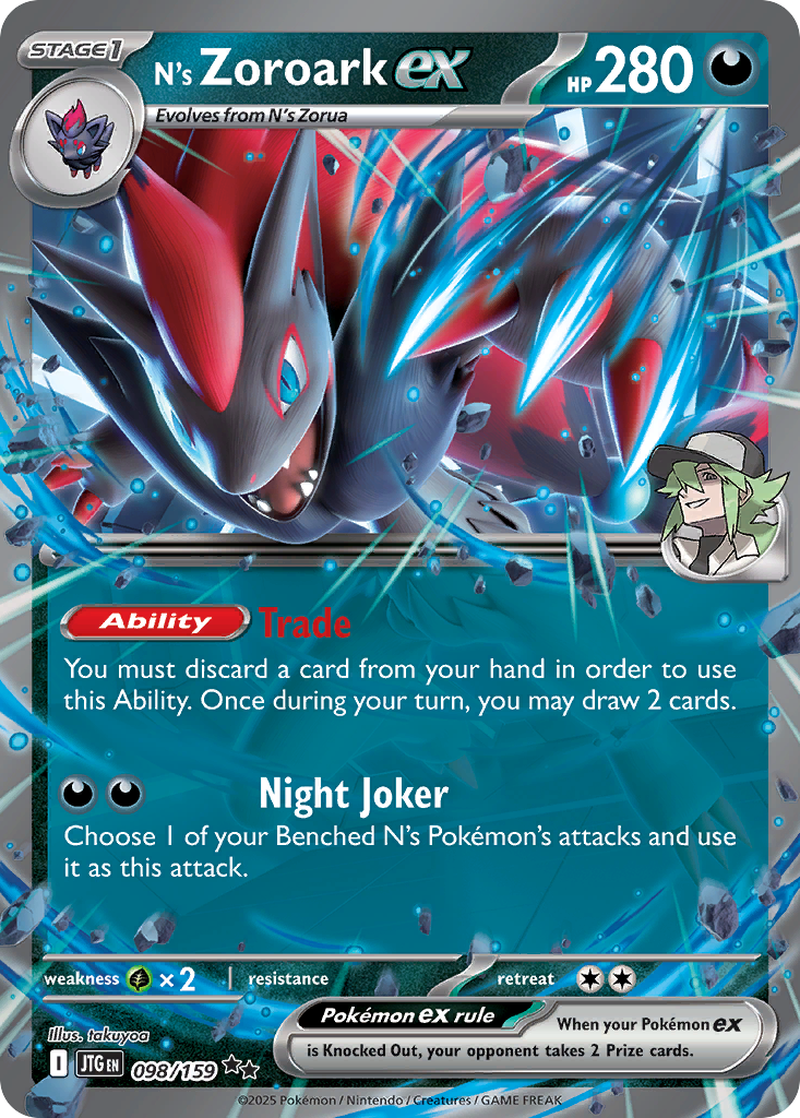 N's Zoroark ex Journey Together 98
