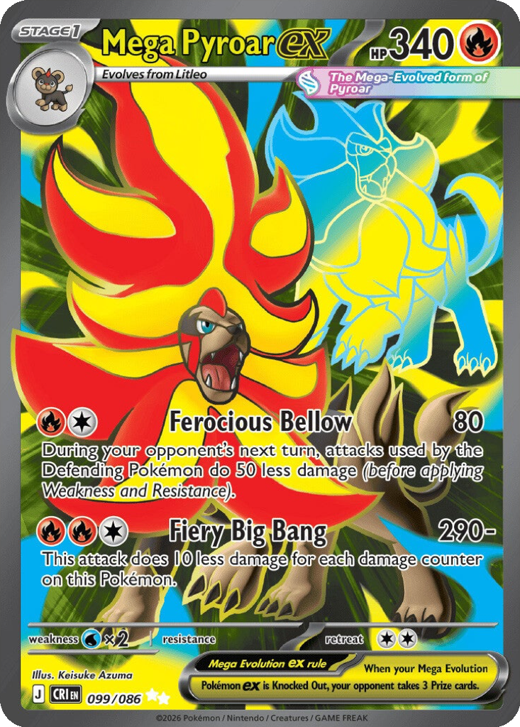 Mega Pyroar ex #99