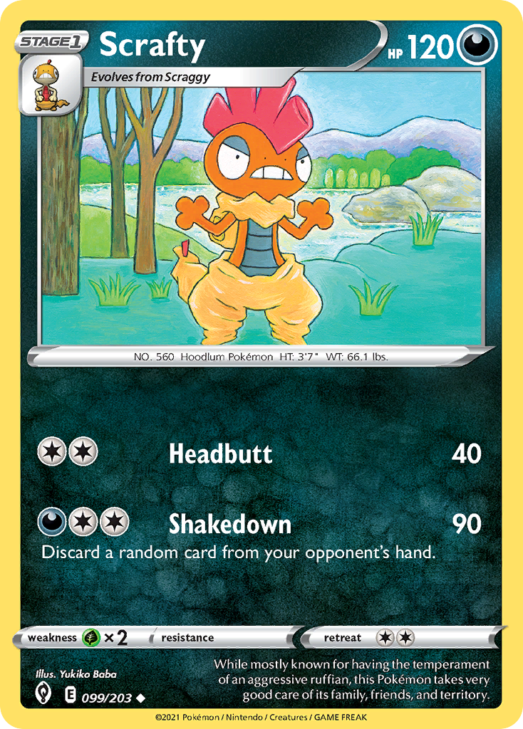 Scrafty Evolving Skies 99