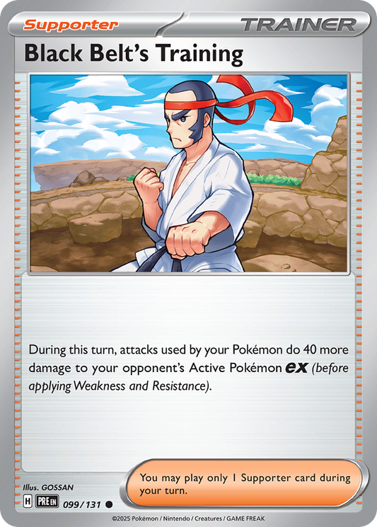 Black Belt's Training Prismatic Evolutions 99