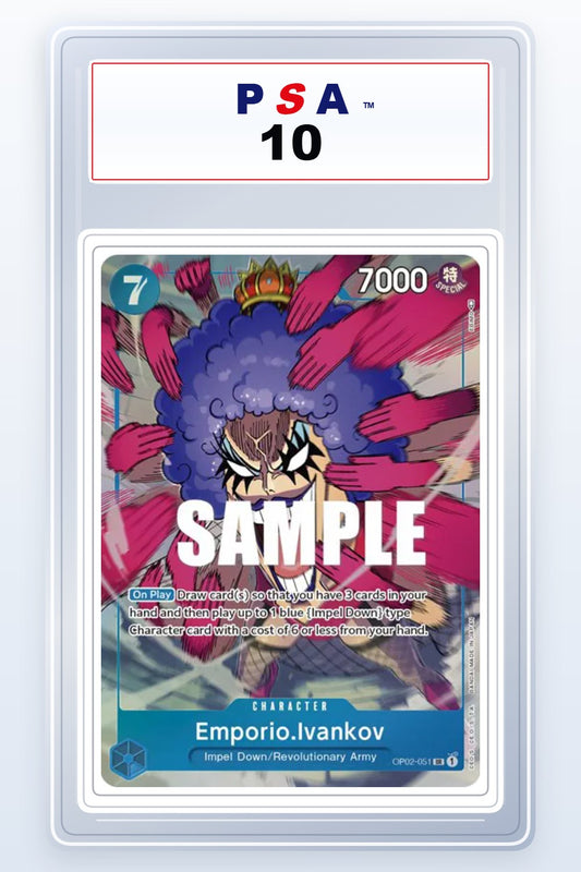 Emporio.Ivankov [Alternate Art] OP02-051 PSA 10