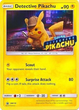 Detective Pikachu [Stamped] #SM170