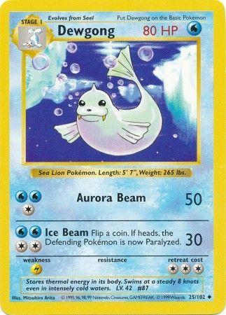Dewgong [Shadowless] #25