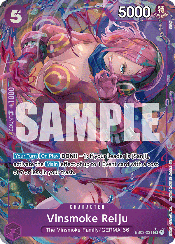 Vinsmoke Reiju Extra Booster: One Piece Heroines Edition EB03-031