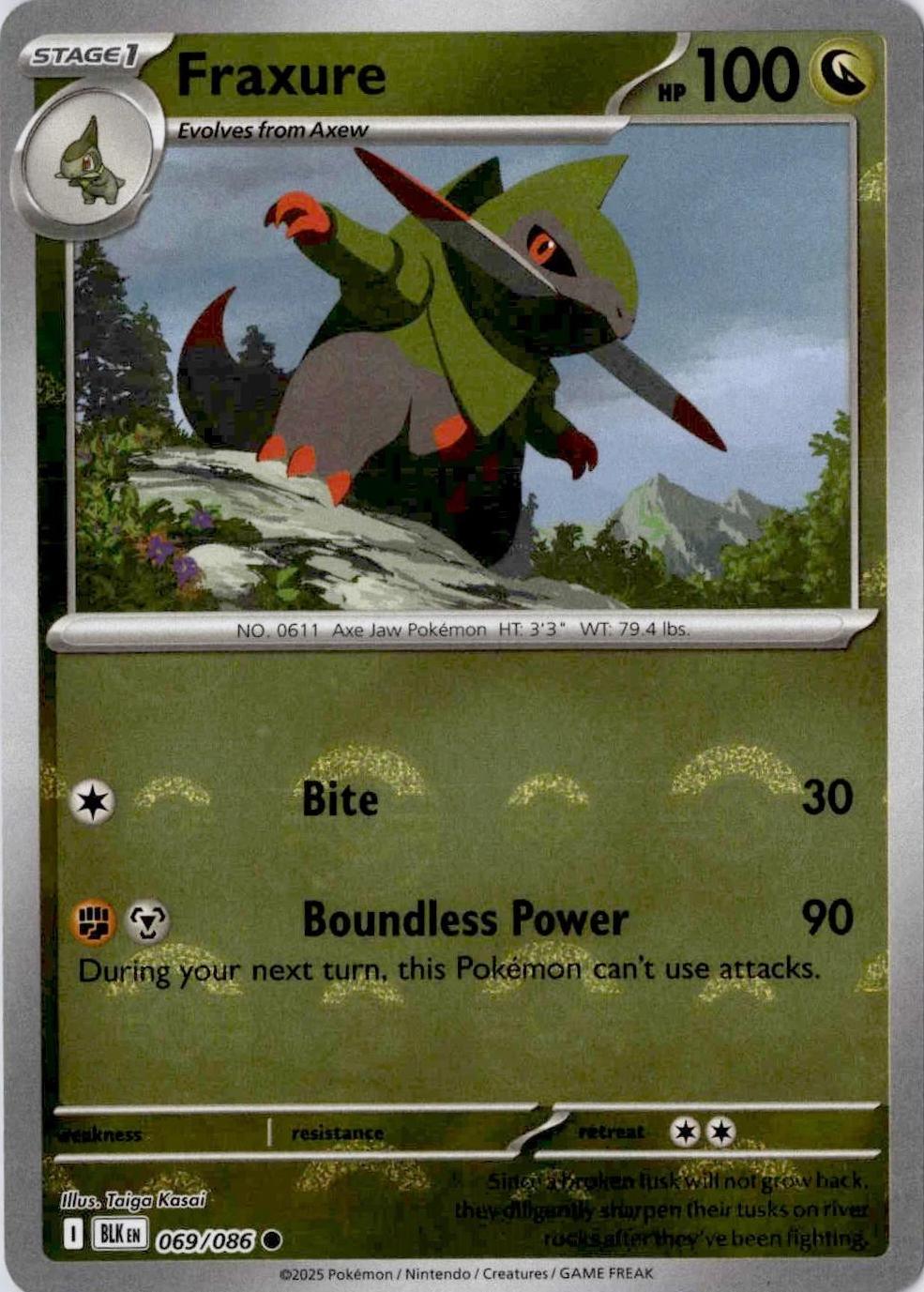 Fraxure [Poke Ball] #69