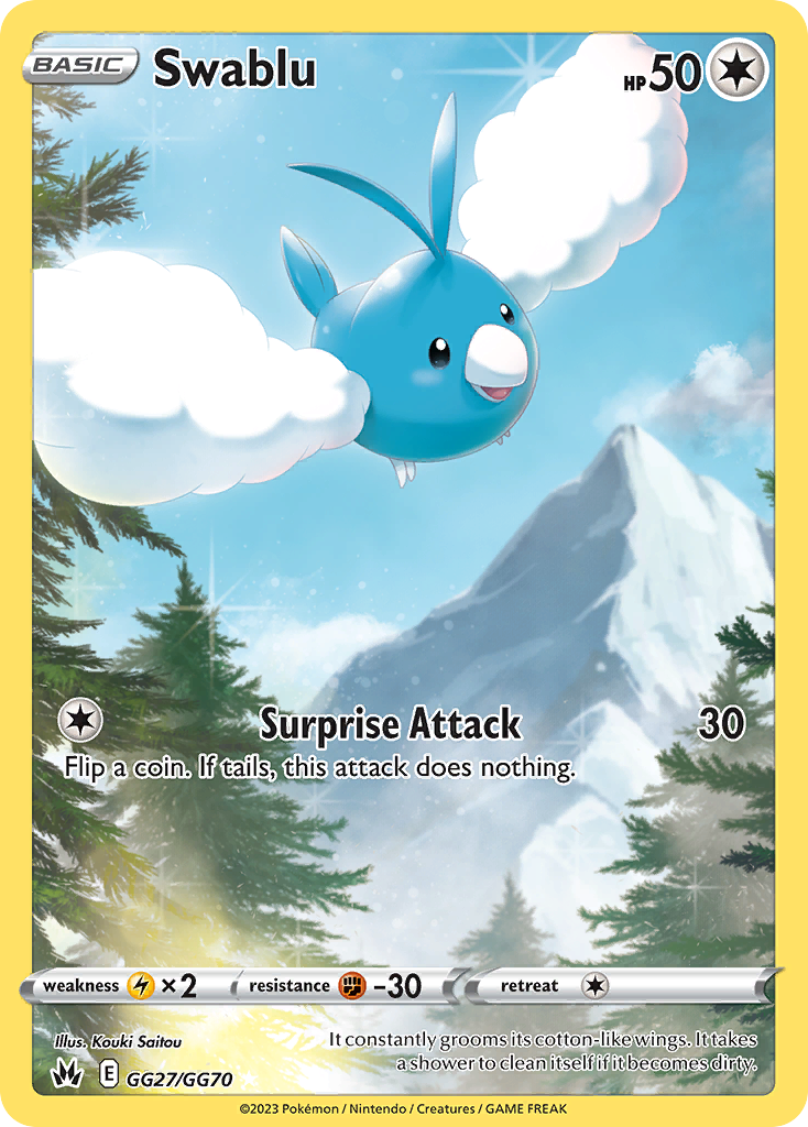 Swablu Crown Zenith Galarian Gallery GG27