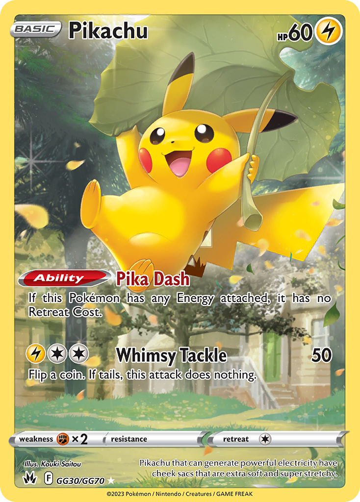 Pikachu Crown Zenith Galarian Gallery GG30