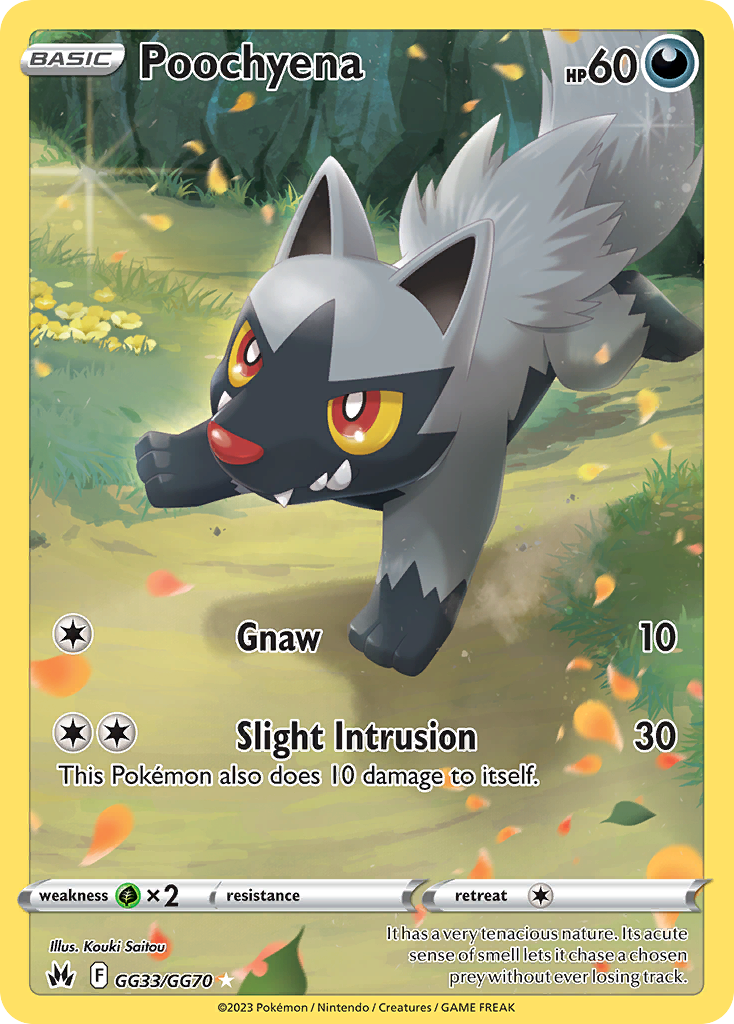 Poochyena Crown Zenith Galarian Gallery GG33