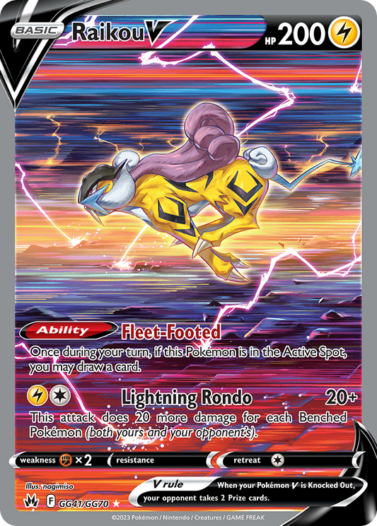 Raikou V Crown Zenith Galarian Gallery GG41