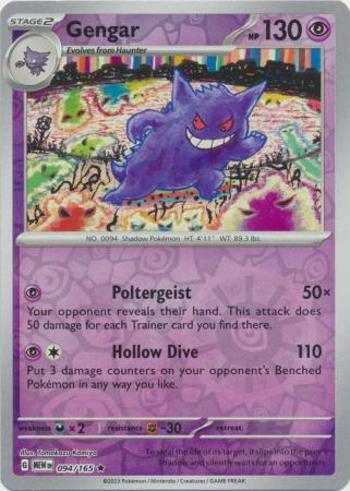 Gengar [Reverse Holo] #94