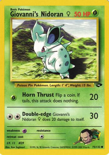 Giovanni's Nidoran #75