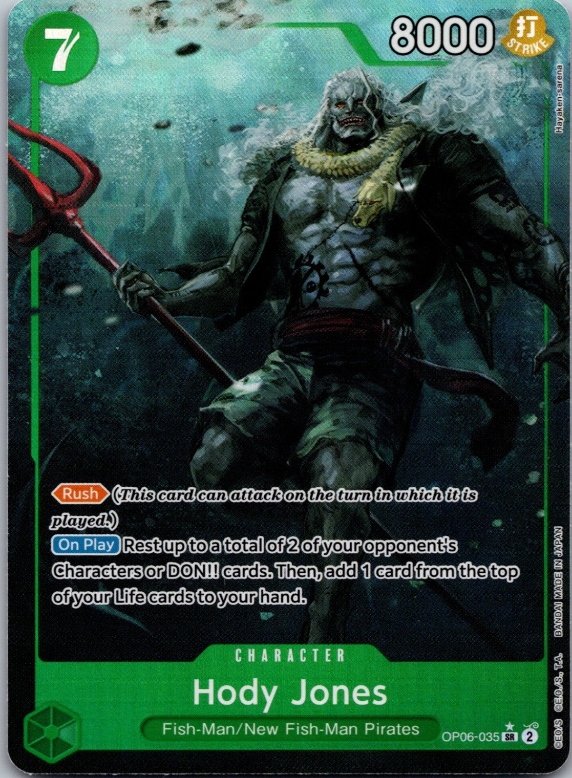 Hody Jones [Alternate Art] OP06-035