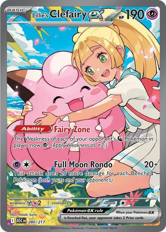 Lillie's Clefairy Ex #280