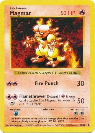 Magmar [Shadowless] #36