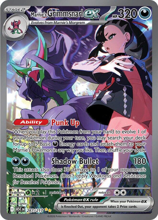 Marnie's Grimmsnarl ex #287