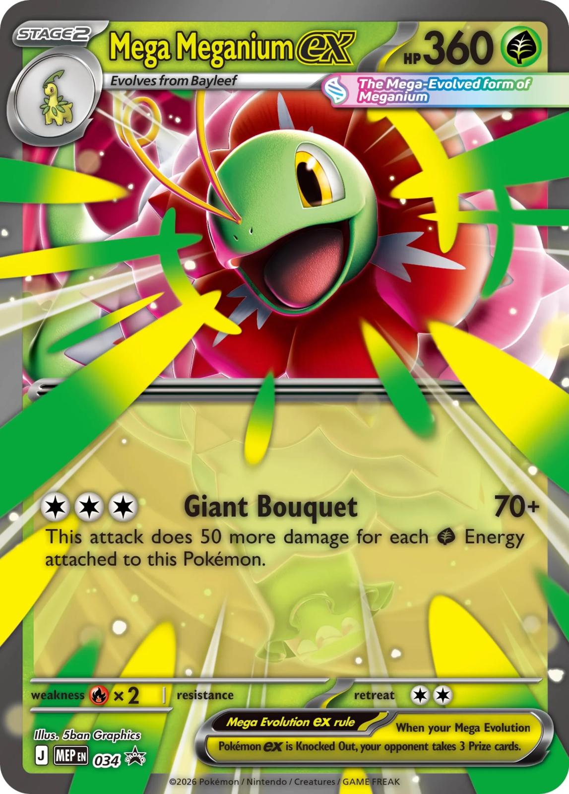 Mega Meganium Ex #34