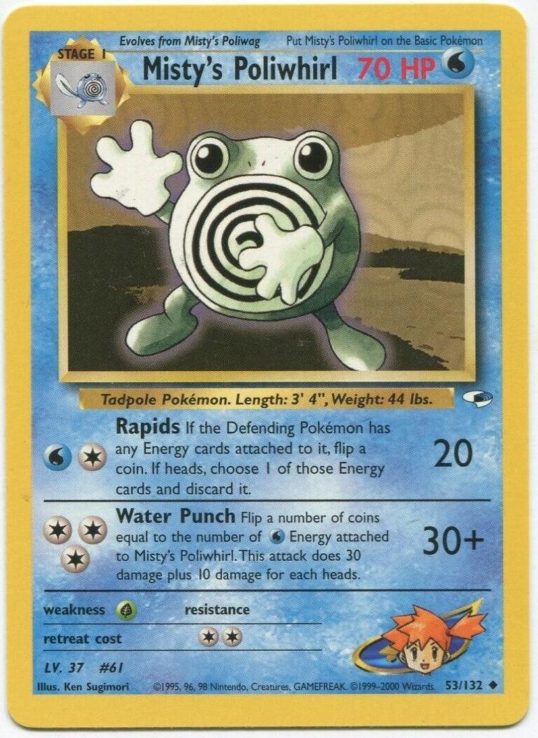 Misty's Poliwhirl #53