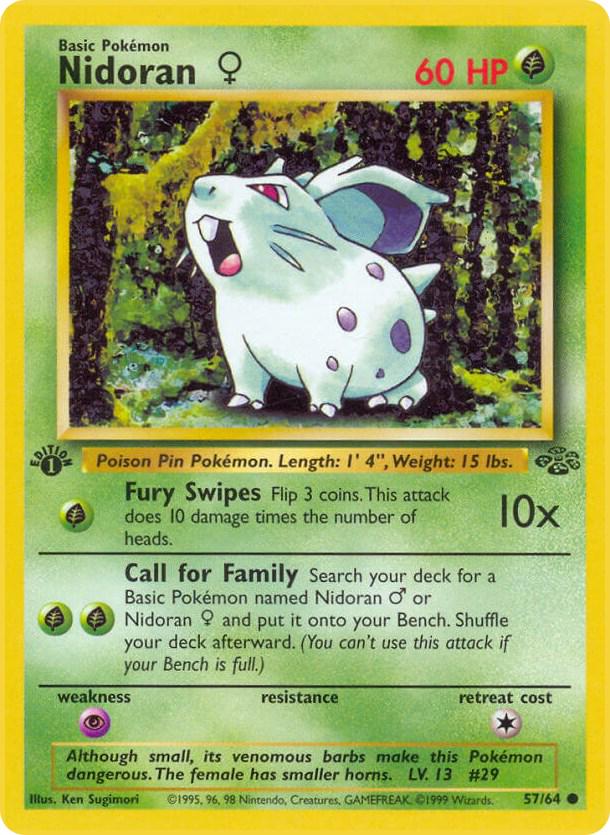 Nidoran [1st Edition] #57