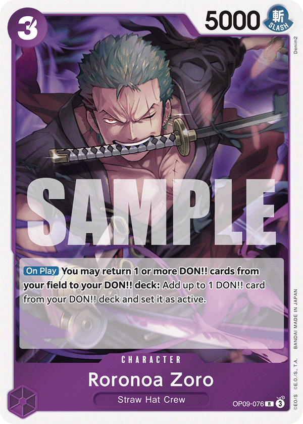 Roronoa Zoro Emperors in the New World OP09-076