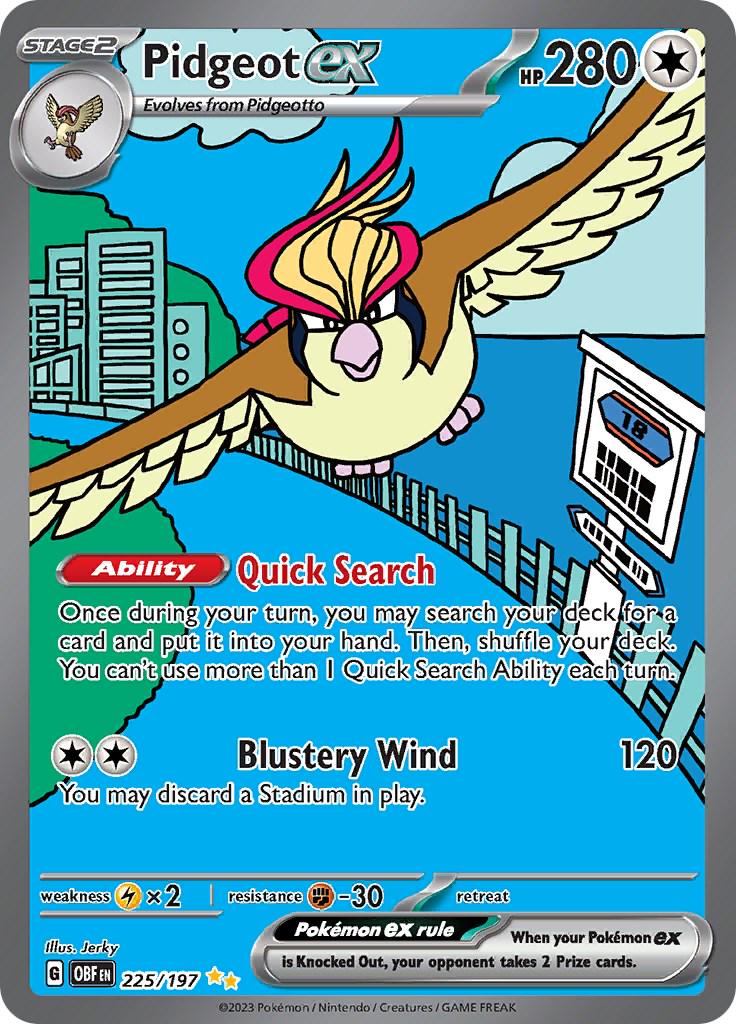 Pidgeot ex #225