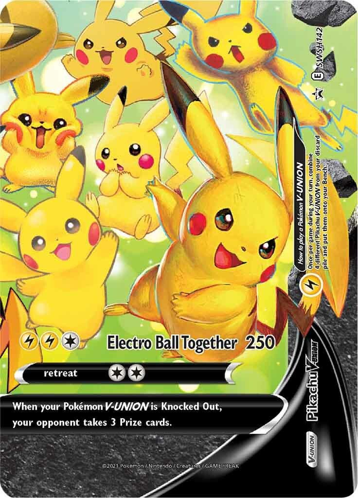 Pikachu V Union #SWSH142