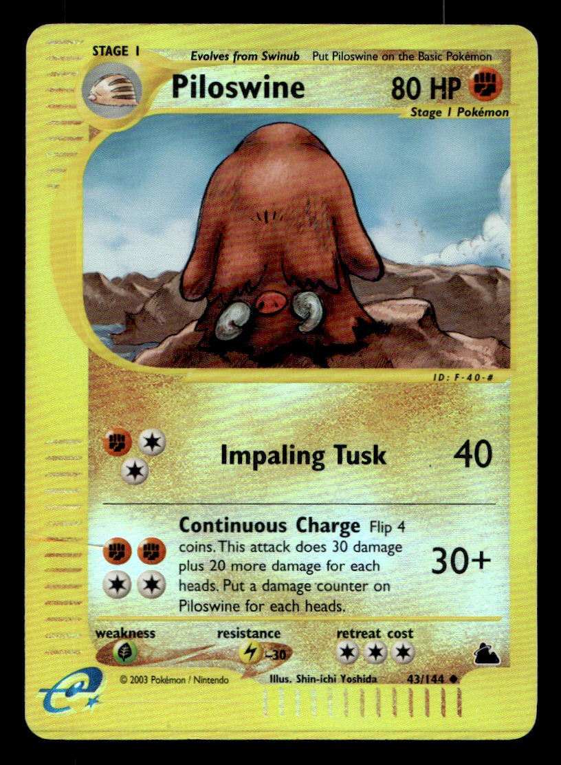 Piloswine [Reverse Holo] #43