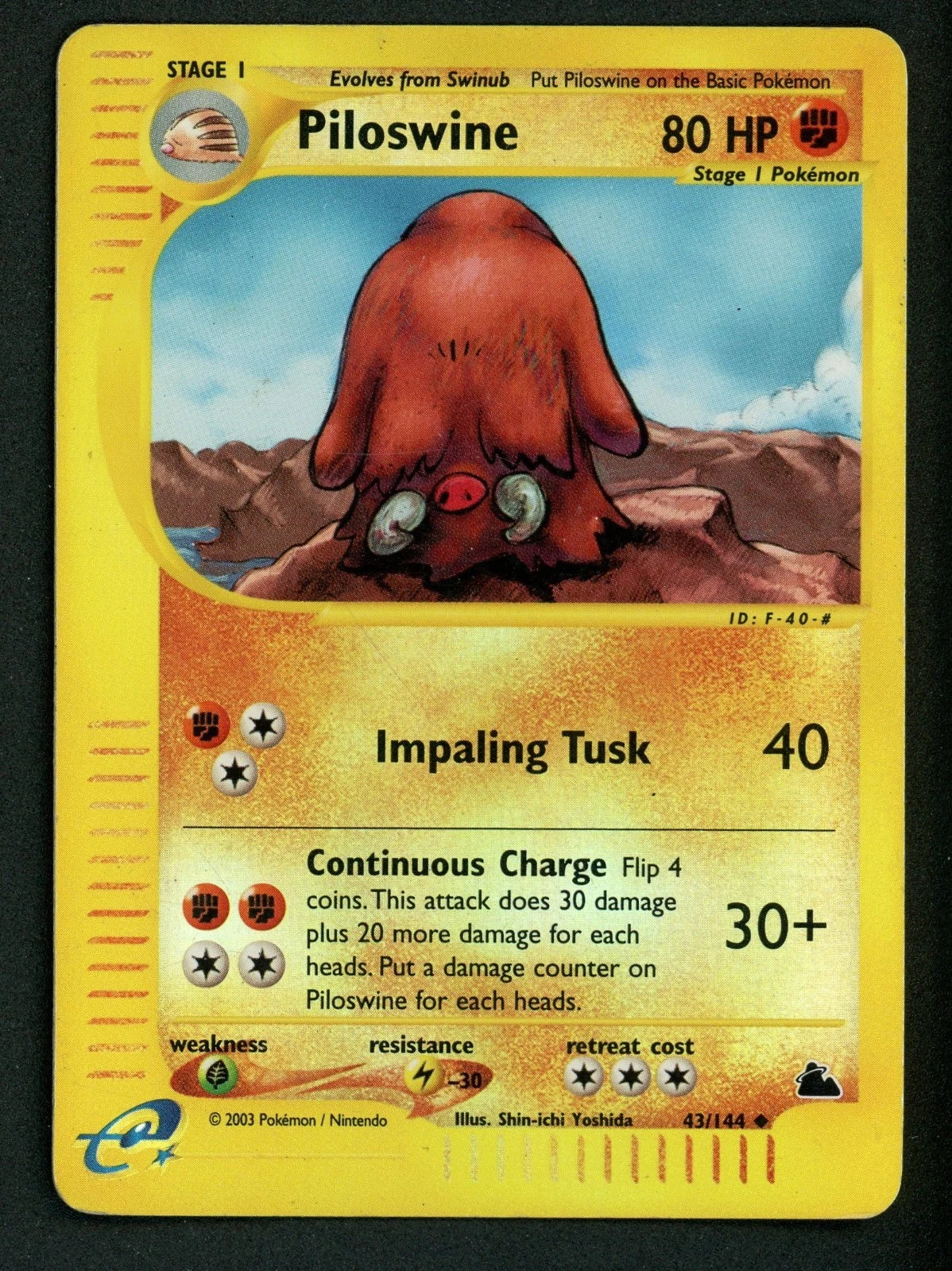 Piloswine [Reverse Holo] #43