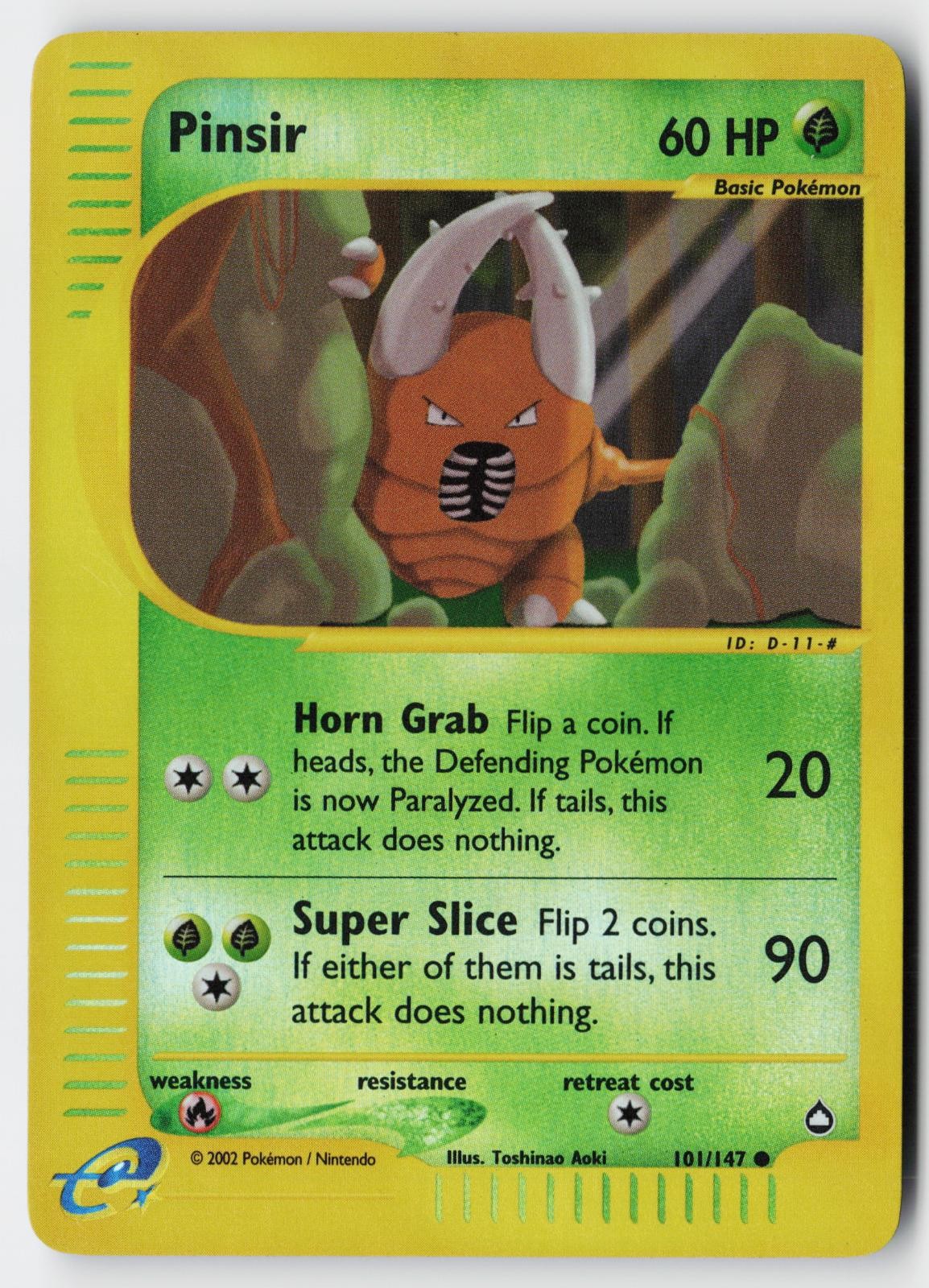 Pinsir [Reverse Holo] #101